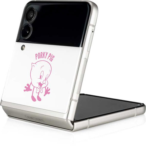 Looney Tunes Porky Pig Big Head Galaxy Z Flip3 5G Skin