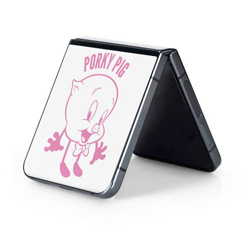 Looney Tunes Porky Pig Big Head Galaxy Z Flip5 5G Skin