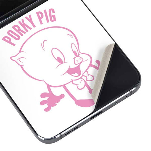 Looney Tunes Porky Pig Big Head Galaxy Z Flip5 5G Skin