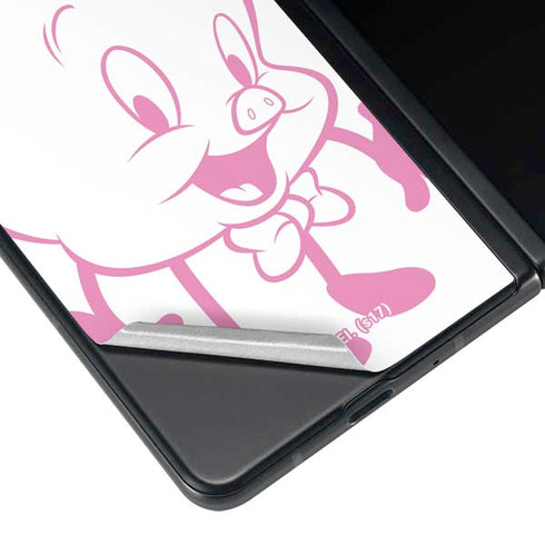 Looney Tunes Porky Pig Big Head Galaxy Z Fold4 5G Skin