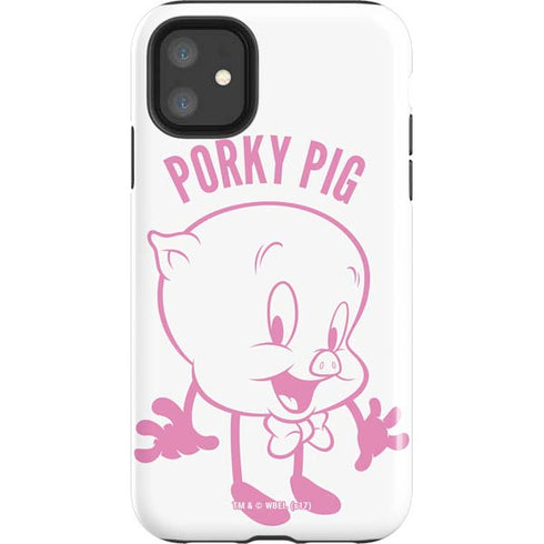 Looney Tunes Porky Pig Big Head iPhone 11 Impact Case