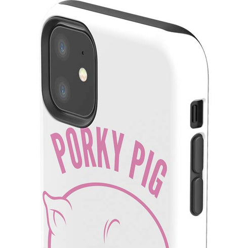 Looney Tunes Porky Pig Big Head iPhone 11 Impact Case
