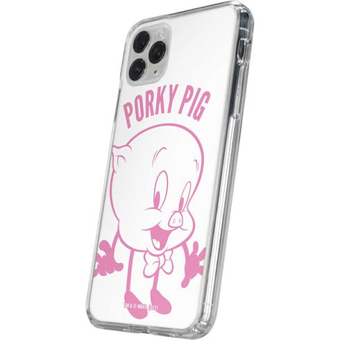 Looney Tunes Porky Pig Big Head iPhone 11 Pro Clear Case