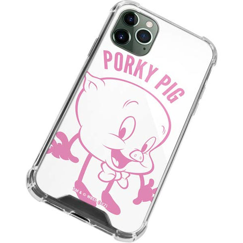 Looney Tunes Porky Pig Big Head iPhone 11 Pro Max Clear Case