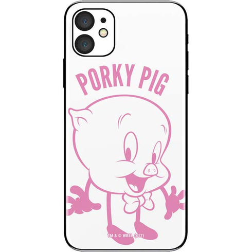 Looney Tunes Porky Pig Big Head iPhone 11 Skin