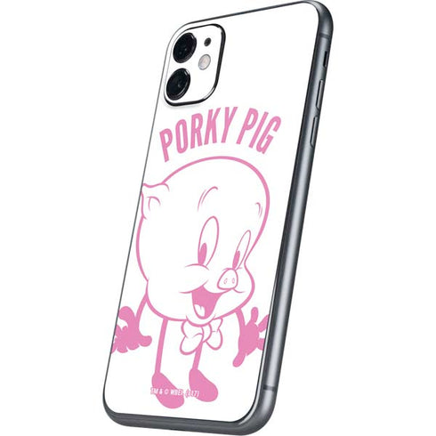 Looney Tunes Porky Pig Big Head iPhone 11 Skin