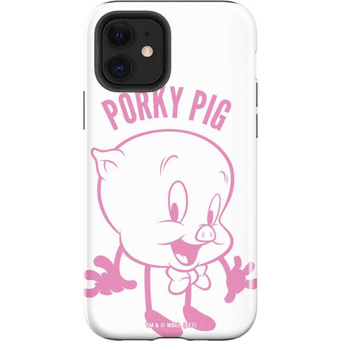Looney Tunes Porky Pig Big Head iPhone 12 Impact Case