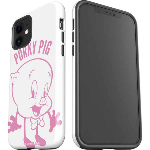 Looney Tunes Porky Pig Big Head iPhone 12 Impact Case