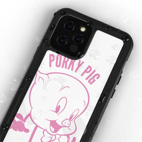 Looney Tunes Porky Pig Big Head iPhone 12 Pro Waterproof Case