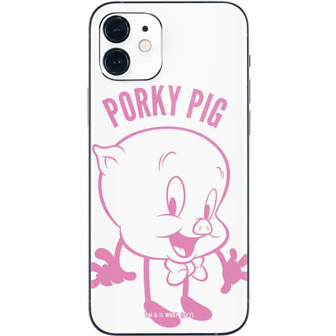 Looney Tunes Porky Pig Big Head iPhone 12 Skin