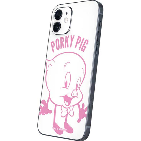 Looney Tunes Porky Pig Big Head iPhone 12 Skin