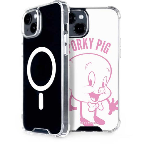 Looney Tunes Porky Pig Big Head iPhone 13 MagSafe Case
