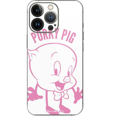 Looney Tunes Porky Pig Big Head iPhone 14 Pro Skin