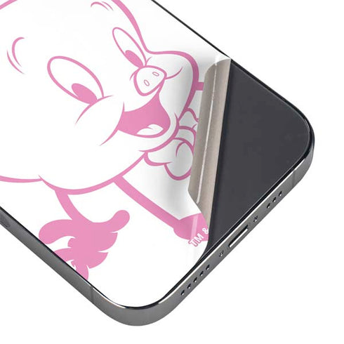 Looney Tunes Porky Pig Big Head iPhone 14 Pro Skin