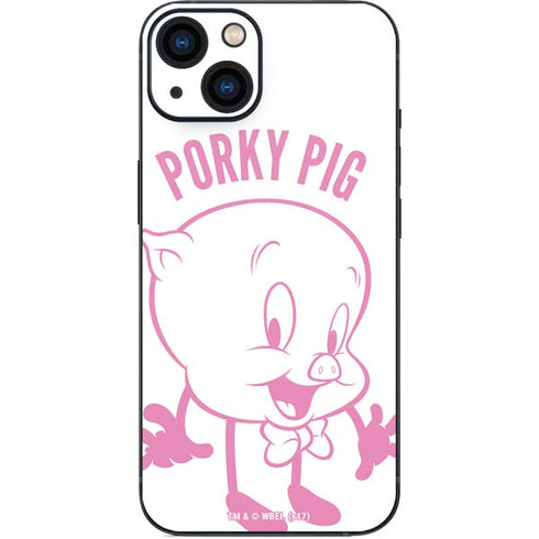 Looney Tunes Porky Pig Big Head iPhone 14 Skin