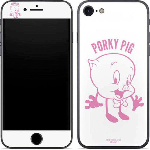 Looney Tunes Porky Pig Big Head iPhone SE (2nd & 3rd Gen) Skin