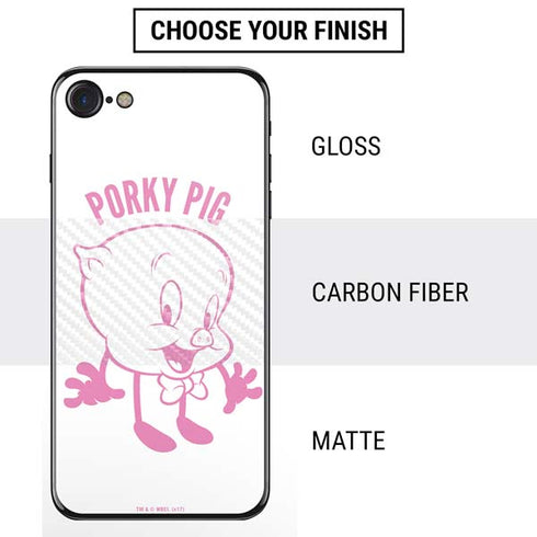 Looney Tunes Porky Pig Big Head iPhone SE (2nd & 3rd Gen) Skin