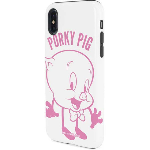 Looney Tunes Porky Pig Big Head iPhone X Pro Case