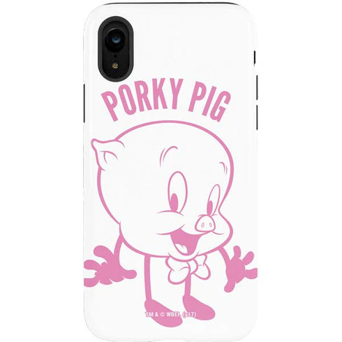 Looney Tunes Porky Pig Big Head iPhone XR Pro Case
