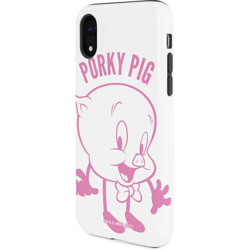 Looney Tunes Porky Pig Big Head iPhone XR Pro Case