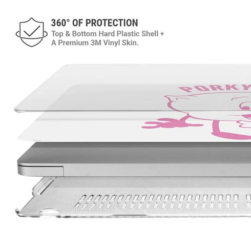 Looney Tunes Porky Pig Big Head MacBook Air 13in M1 (2021) Case plus Skin