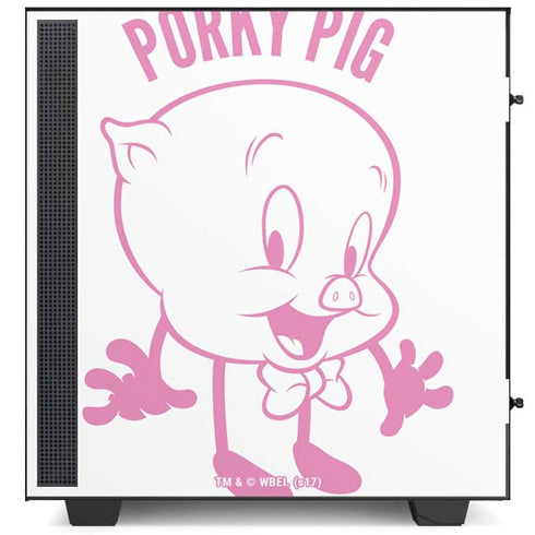Looney Tunes Porky Pig Big Head NZXT H510 Compact ATX Mid-Tower Case Skin