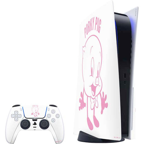 Looney Tunes Porky Pig Big Head PS5 Bundle Skin