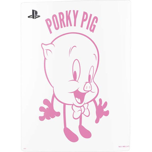 Looney Tunes Porky Pig Big Head PS5 Console Skin