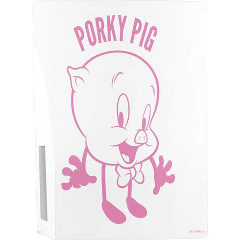 Looney Tunes Porky Pig Big Head PS5 Console Skin