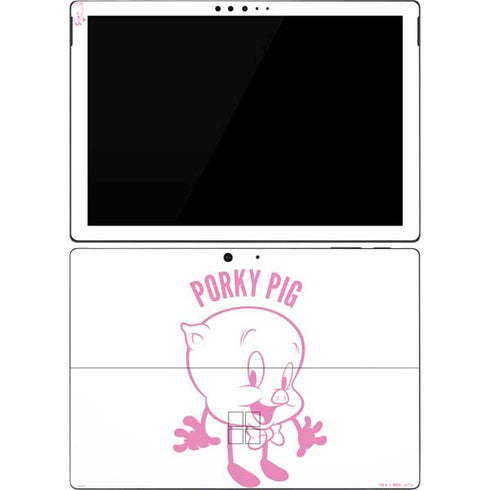 Looney Tunes Porky Pig Big Head Surface Pro 7 Skin