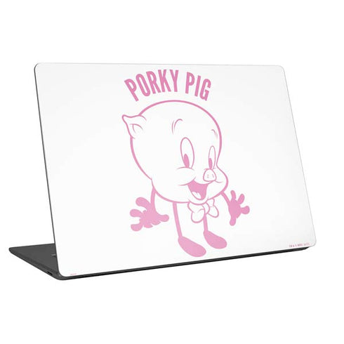Looney Tunes Porky Pig Big Head Universal Laptop 12in (9.8 x 6.8in) Skin