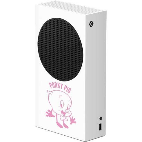 Looney Tunes Porky Pig Big Head Xbox Series S Console Skin