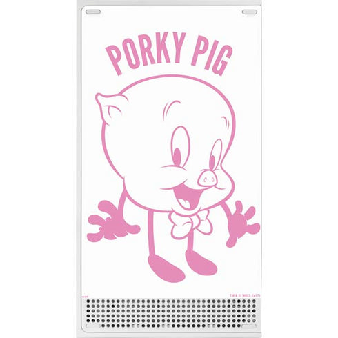 Looney Tunes Porky Pig Big Head Xbox Series S Console Skin
