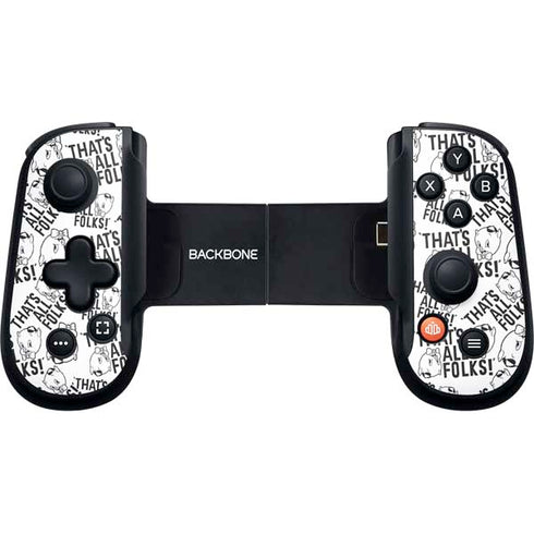 Looney Tunes Porky Pig Black and White Backbone One for iPhone Game Controller Skin