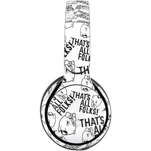 Looney Tunes Porky Pig Black and White Beats Solo Pro Skin