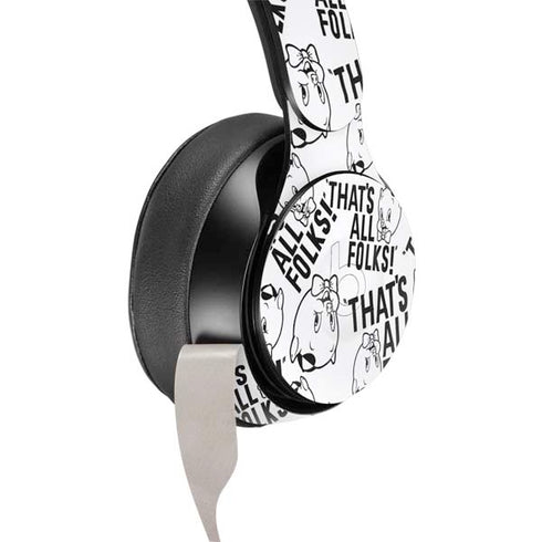 Looney Tunes Porky Pig Black and White Beats Solo Pro Skin