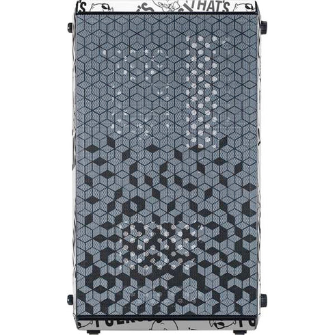 Looney Tunes Porky Pig Black and White Cooler Master MasterBox Q300L Mini Tower Skin