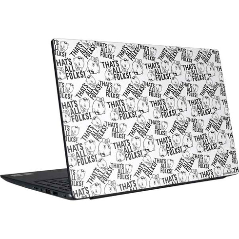 Looney Tunes Porky Pig Black and White Dell Vostro Skin