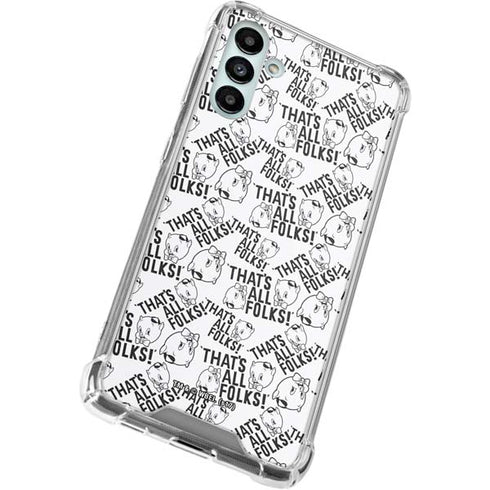 Looney Tunes Porky Pig Black and White Galaxy A13 5G Clear Case