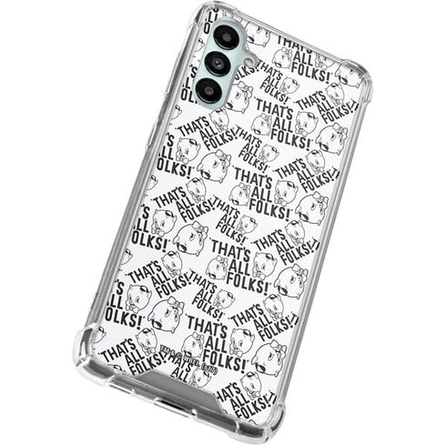 Looney Tunes Porky Pig Black and White Galaxy A15 5G Clear Case