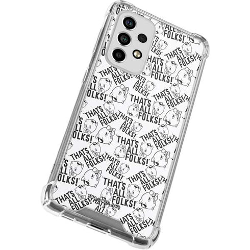 Looney Tunes Porky Pig Black and White Galaxy A33 5G Clear Case