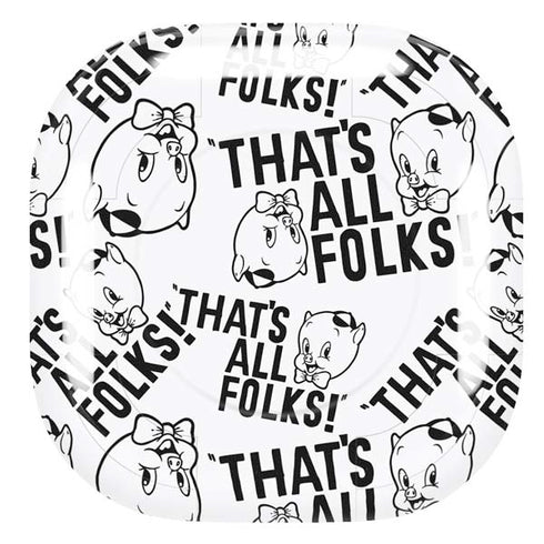 Looney Tunes Porky Pig Black and White Galaxy Buds Pro Skin