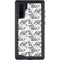 Looney Tunes Porky Pig Black and White Galaxy Note 10 Waterproof Case
