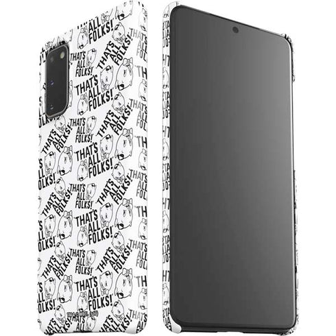 Looney Tunes Porky Pig Black and White Galaxy S20 Lite Case