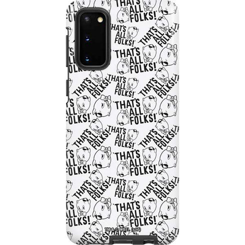 Looney Tunes Porky Pig Black and White Galaxy S20 Pro Case