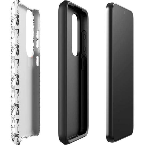 Looney Tunes Porky Pig Black and White Galaxy S23 Plus Pro Case