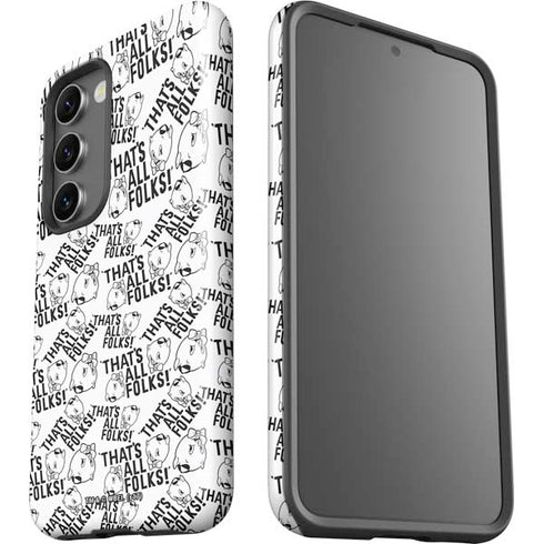 Looney Tunes Porky Pig Black and White Galaxy S23 Pro Case
