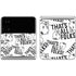 Looney Tunes Porky Pig Black and White Galaxy Z Flip4 5G Skin