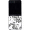 Looney Tunes Porky Pig Black and White Galaxy Z Flip5 5G Skin