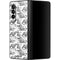 Looney Tunes Porky Pig Black and White Galaxy Z Fold3 5G Skin
